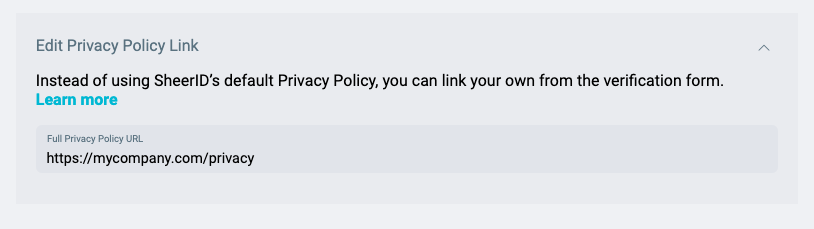 Privacy in Program Settings